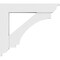 Ekena Millwork Standard Imperial Architectural Grade PVC Bracket With Traditional Ends, 5"W x 30"D x 30"H BKTP05X30X30IMP01 - alternate 4